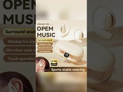 سماعات Bluetooth 5.4، ضيقة وطويلة الأمد، موسيقى بلا حدود