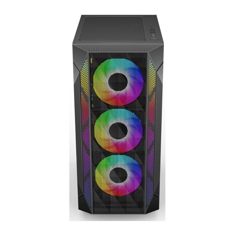 ETEK - ATX/Matx الحاسوب الحالي لوحة الزجاج المقاوم على الجانب المضغوط الشبكة الجبهة لوحة دعم المبرد بالماء