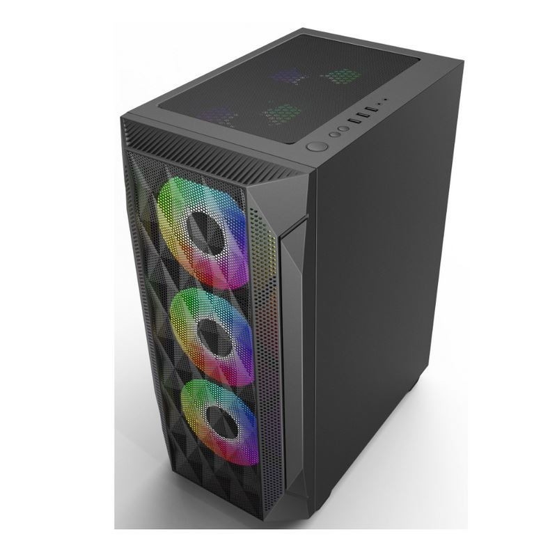 ETEK - ATX/Matx الحاسوب الحالي لوحة الزجاج المقاوم على الجانب المضغوط الشبكة الجبهة لوحة دعم المبرد بالماء