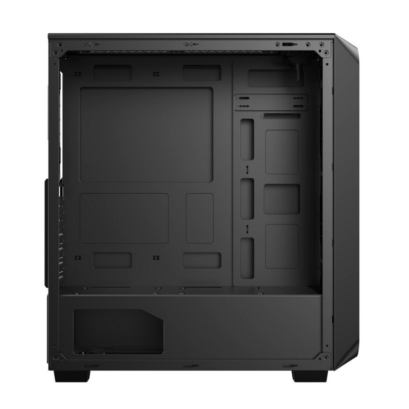 Micro ATX / ATX / ITX CASE Dazzle ARGB Effect اللوحة الأمامية أسفل مزود الطاقة متوفر باللونين الأسود والأبيض