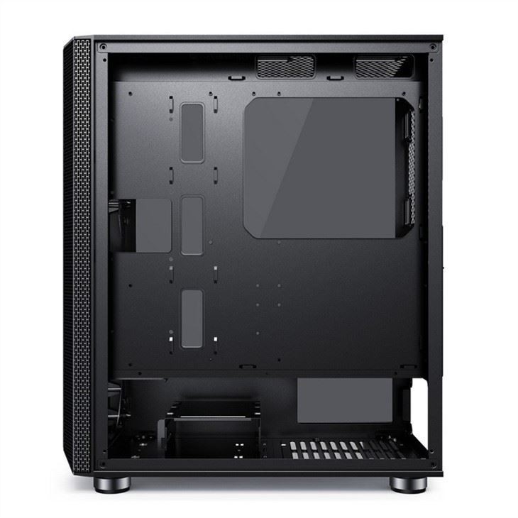 جراب كمبيوتر مع مرشح غبار بتصميم مغناطيسي يدعم 6 مراوح ATX Mid-Tower PC Gaming Case Glass Side Panel Manag