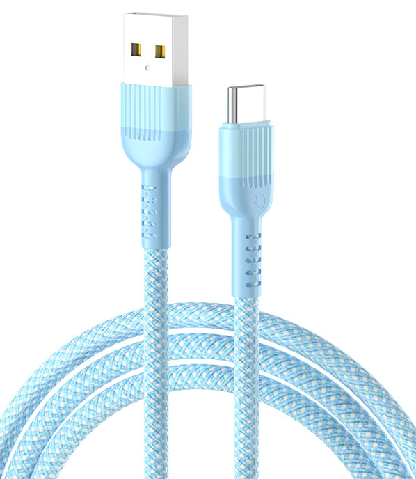 QC3.0 Mobile Charging Fast USB Data Cable إلى Type C Max Power 66W