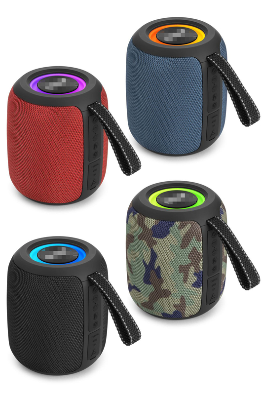 مكبر صوت Bluetooth محمول 10W Hi-Fi Running Marquee Radio مع أضواء ، مناسبة للاقتران مع التلفزيون أو جهاز العرض للاستمتاع بجودة عالية من وقت الصوت والفيديو المنزلي