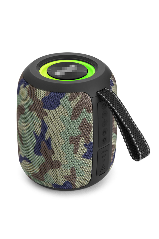 مكبر صوت Bluetooth محمول 10W Hi-Fi Running Marquee Radio مع أضواء ، مناسبة للاقتران مع التلفزيون أو جهاز العرض للاستمتاع بجودة عالية من وقت الصوت والفيديو المنزلي
