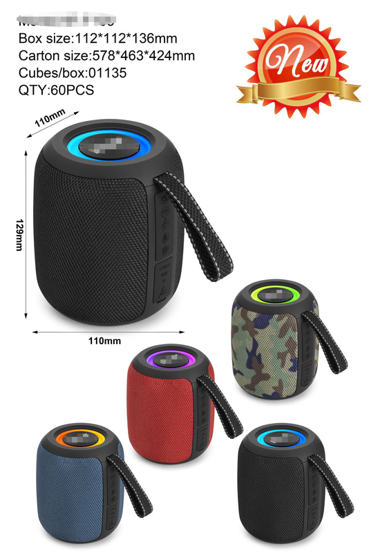مكبر صوت Bluetooth محمول 10W Hi-Fi Running Marquee Radio مع أضواء ، مناسبة للاقتران مع التلفزيون أو جهاز العرض للاستمتاع بجودة عالية من وقت الصوت والفيديو المنزلي