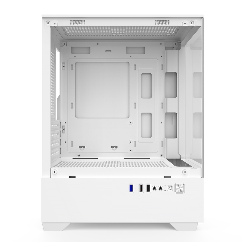 ميكرو-ATX ITX حاسوب ألعاب 1 HDD Bay 1 SSD Drive Bay كلا الألوان الأسود والأبيض