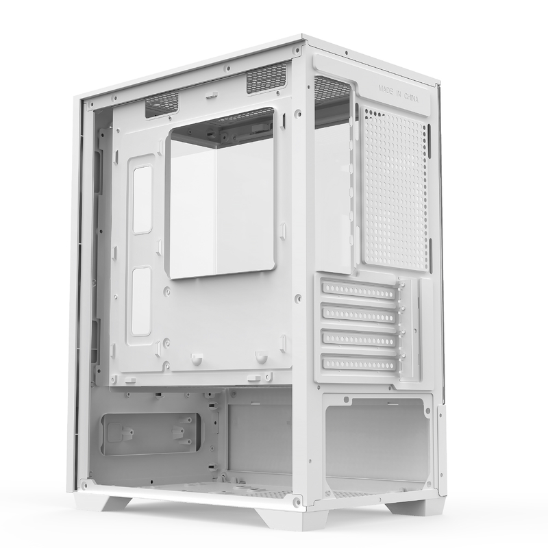 ميكرو-ATX ITX حاسوب ألعاب 1 HDD Bay 1 SSD Drive Bay كلا الألوان الأسود والأبيض