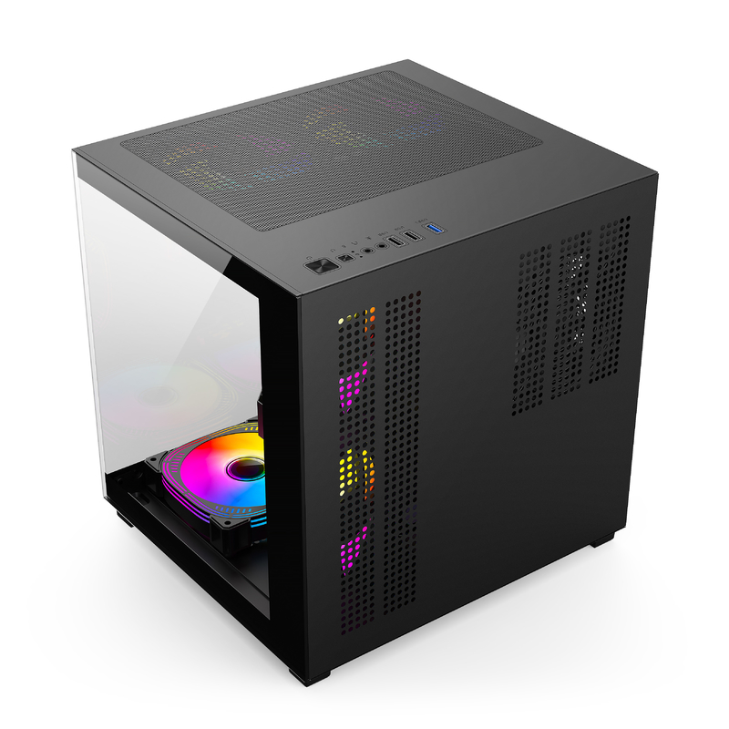 ميكرو-ATX / ITX حاسوب الحاسوب قضيب حرارة مذهلة يدعم الكثير من إعدادات الأجهزة المختلفة للاعبين المحترفين