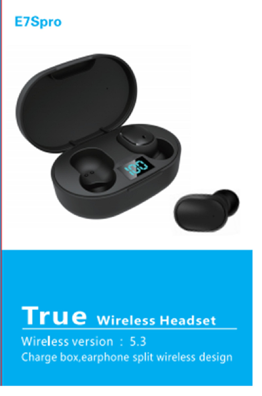 أجهزة سماعة F8 TWS تتميز بجهاز Bluetooth الإصدار 5.3 يوفر ما يصل إلى 80 ساعة من وقت الاستعداد يدعم HFP/A2DP/HSP/AVRCP