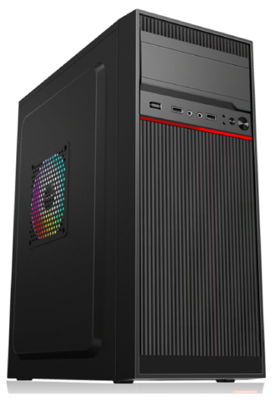 يدعم غلاف الكمبيوتر 7 فتحات PCI 2 أقراص صلبة 3 أقراص SSD 1 محرك أقراص CD ميزات 5 مرفقات مروحة متوافقة مع ATX Micro ATX و Mini ATX الألواح الأم