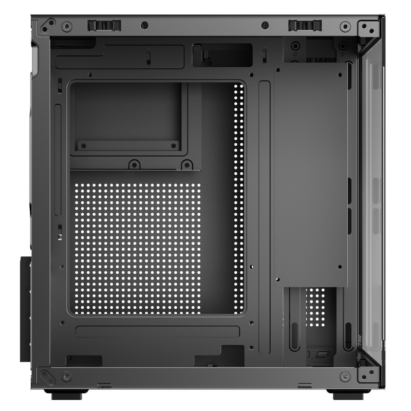 حاسوب MATX/ITX يدعم بطاقات الرسومات تصل إلى 320 ملم وحدة المعالجة المركزية تبريد تصل إلى 165 ملم 1 HDD 2 SSDs 3 X 12CM مروحة مقابل المال