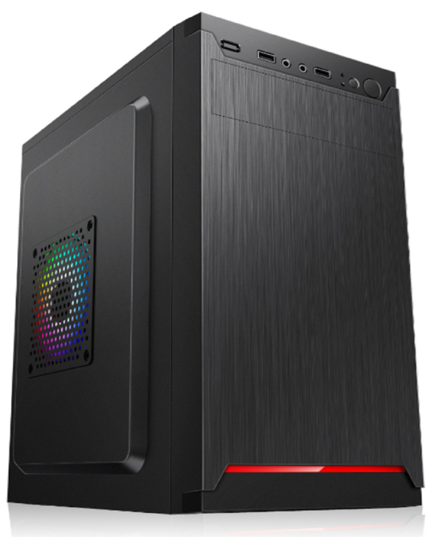 يدعم MicroATX MIniATX مع 4 فتحات توسيع 2HDDs 2 SSDs 12cm و 8cm مرفقات المروحة