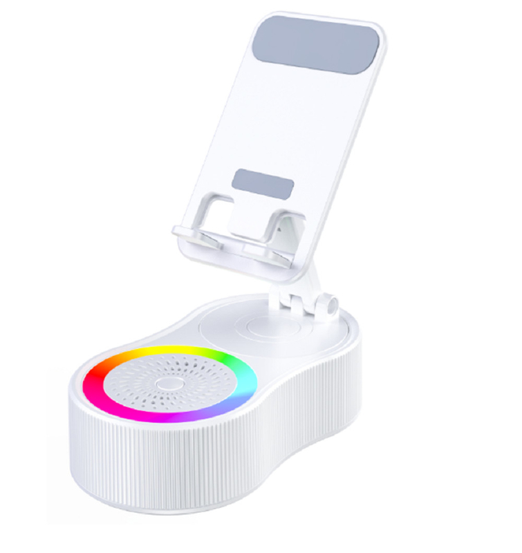 متكامل مكبر الصوت بلوتوث 3000mAh بنك الطاقة مع منفذ USB TWS المزدوج RGB الإضاءة المحمولة لمحبي الموسيقى