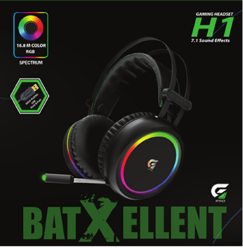 سماعات Bluetooth 16.8M ألوان RGB 7.1 تأثيرات صوتية 20Hz-20kHz نطاق التردد Φ50mm مكبر الصوت 6.0*5.0mm ميكروفون متعدد الاتجاهات للاعبين