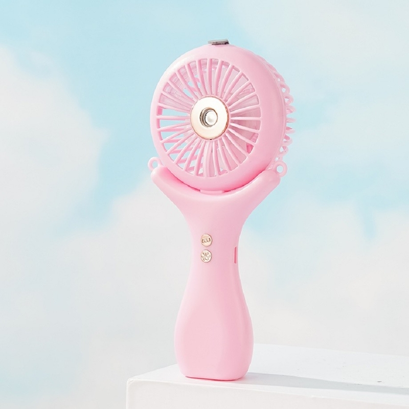 بطارية 500mAh 2 ساعات شحن ثلاث سرعات الرياح 148g خفيفة الوزن الهالتنيك مكتب محمول 3 في 1 مروحة رش النانو