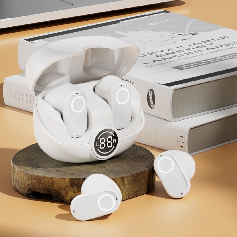 سماعات Bluetooth سماعات أذن 5.4 4-5 ساعات لكل شحن 600mAh القضية 4.8g 2.8×2.5×1.8cm الألوان الديناميكية الميكروفونية المثلى
