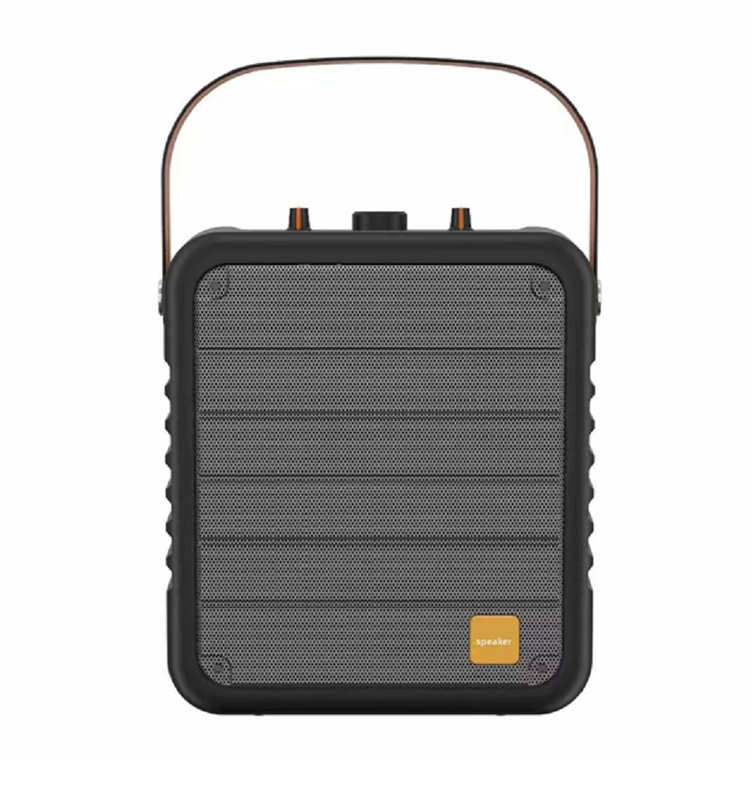 6مكبر صوت 5 بوصات مع 60 مغناطيس، طاقة 8W 60Hz-16kHz نطاق بطارية 2400mAh يدعم بلوتوث AUX TF FM و USB تشغيل