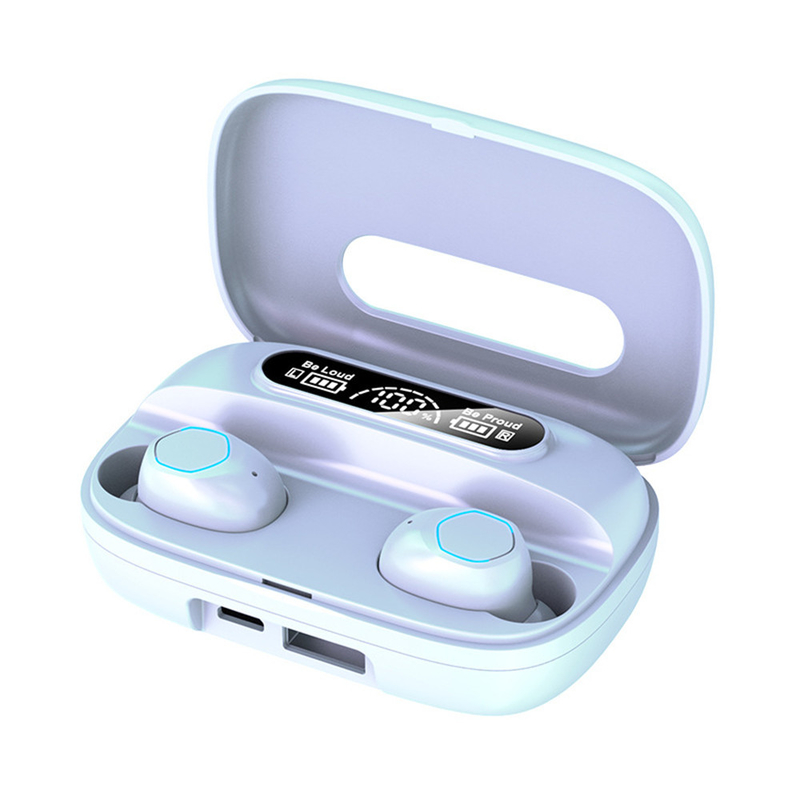 Bluetooth 5.1 سماعة يدعم بروتوكولات A2DP/AVRDP/HFP سماعات 40mAh صندوق شحن 500mAh F10 محرك ديناميكي للأعمال والرياضة