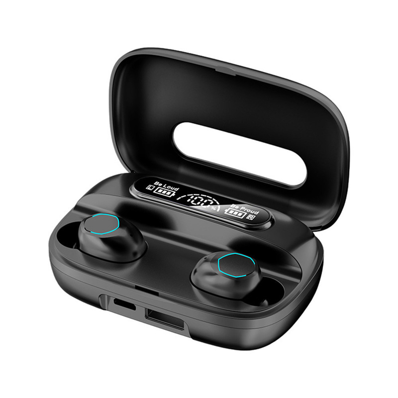 Bluetooth 5.1 سماعة يدعم بروتوكولات A2DP/AVRDP/HFP سماعات 40mAh صندوق شحن 500mAh F10 محرك ديناميكي للأعمال والرياضة