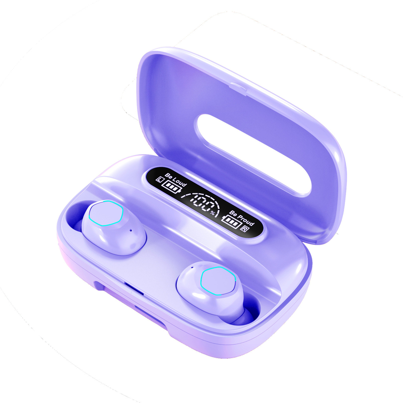 Bluetooth 5.1 سماعة يدعم بروتوكولات A2DP/AVRDP/HFP سماعات 40mAh صندوق شحن 500mAh F10 محرك ديناميكي للأعمال والرياضة