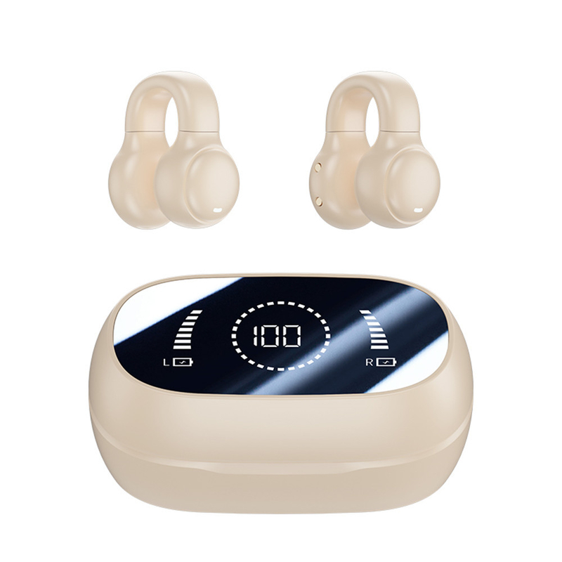 بلوتوث 5.3 سماعة أذن تصميم أذن مفتوحة بالكامل 9D لعبة الصوت المحيطي الصوت المزامنة HIFI الشاشة الرقمية 1.5H الشحن 6H تشغيل واحد
