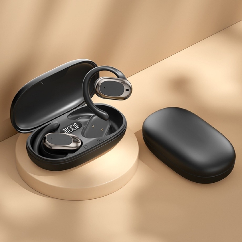 90 درجة أذن قابلة للتعديل، سماعات Bluetooth سماعات أذن F14.2 الحجاب الحيوي الرقيق للغاية، Bluetooth 5.4 مع دعم AAC / SBC، تصميم حساسية صفر