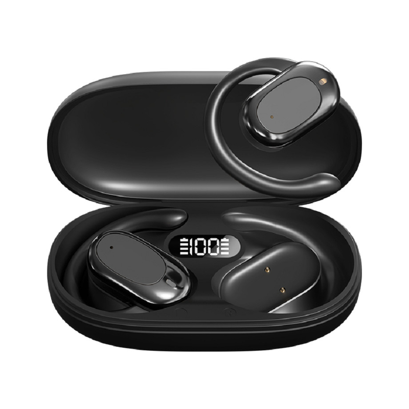 90 درجة أذن قابلة للتعديل، سماعات Bluetooth سماعات أذن F14.2 الحجاب الحيوي الرقيق للغاية، Bluetooth 5.4 مع دعم AAC / SBC، تصميم حساسية صفر
