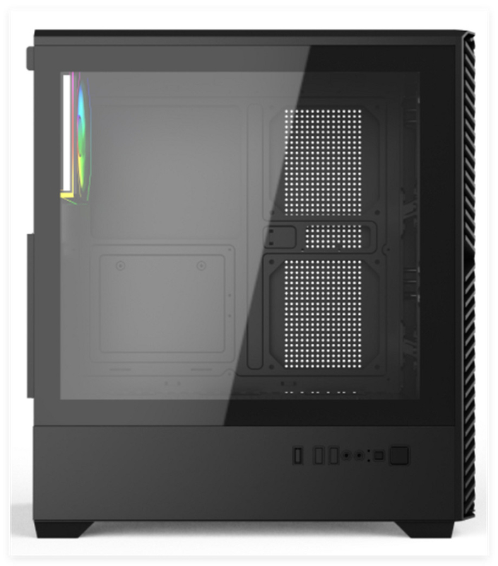 يدعم E-ATX / ATX / M-ATX 11 فتحات المروحة حاسوب الحاجز مزدوج الوضع محرك الأقراص ، 0.6mm SPCC الفولاذ + لوحة ABS للمتحمسين المتشددين ، بناة MOD