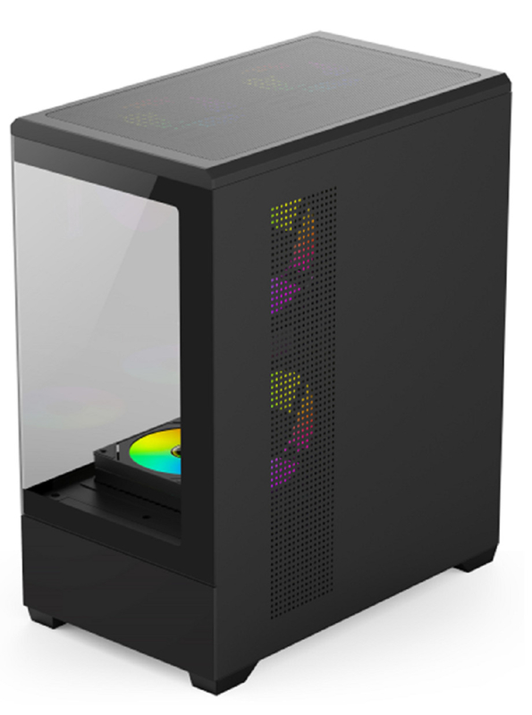 يدعم E-ATX / ATX / M-ATX 11 فتحات المروحة حاسوب الحاجز مزدوج الوضع محرك الأقراص ، 0.6mm SPCC الفولاذ + لوحة ABS للمتحمسين المتشددين ، بناة MOD