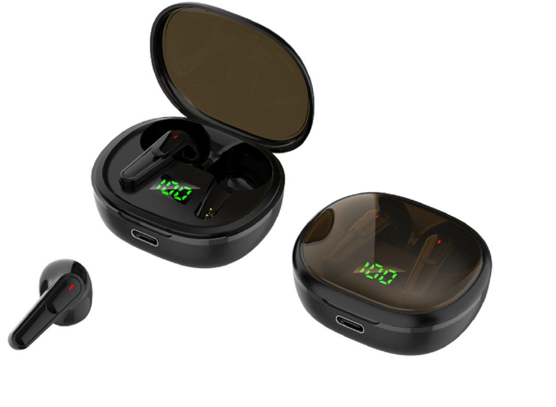 سماعات ETEK TWS سماعات سماعة 30 غرام وزن إجمالي 30mAh سماعات سماعة 200mAh غلاف شحن من النوع C شحن سريع