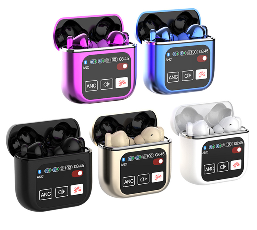 سماعات ETEK TWS مع صندوق شحن F10 بقوة 400mAh مع سائق Bluetooth منخفض الكمون للألعاب والموسيقى الغامرة