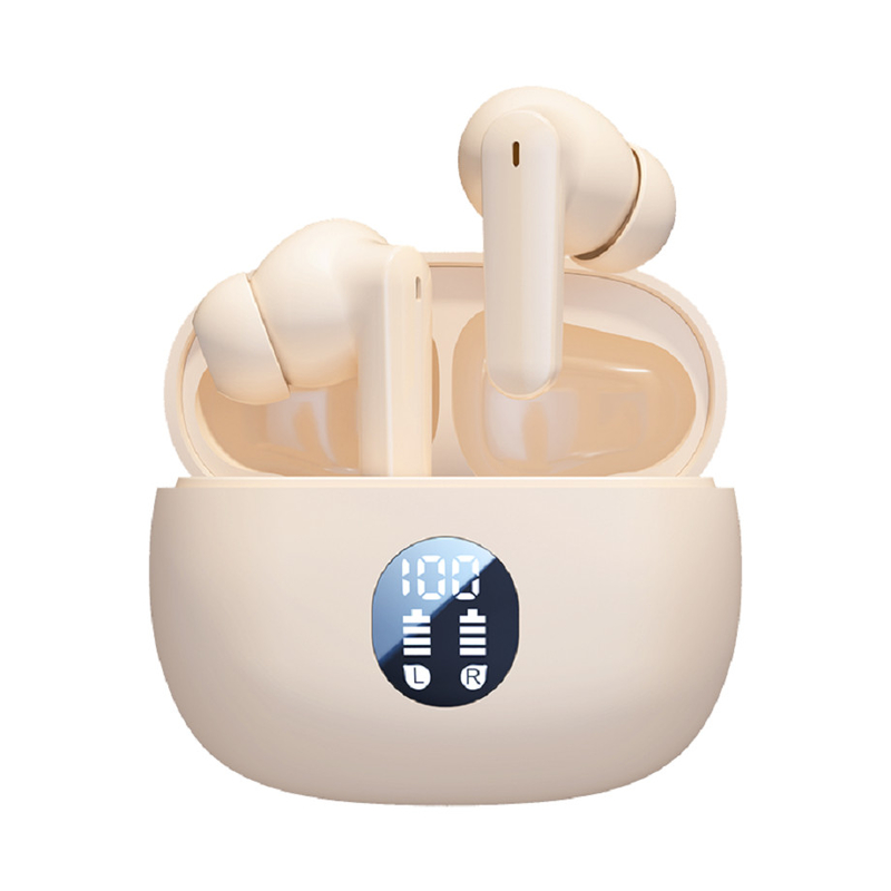 سماعات Bluetooth 5.4 TWS ، مكبر صوت F10 ، دعم AAC / SBC ، تصميم لون أسود / أبيض / جلد ، مناسبة للاستخدام في الأعمال والرياضة والمكاتب والطلاب