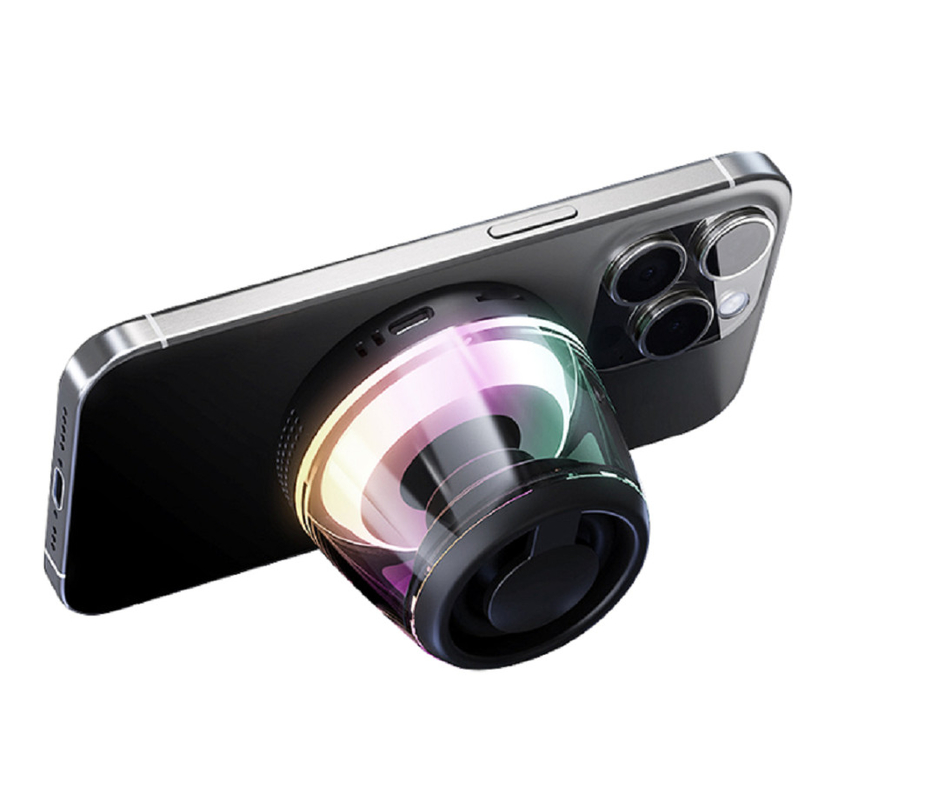 مكبر الصوت بلوتوث مع 5W الطاقة 40mm السائق 500mAh بطارية RGB الضوء بلوتوث 5.3 التصميم المدمج 4x5x5.5cm