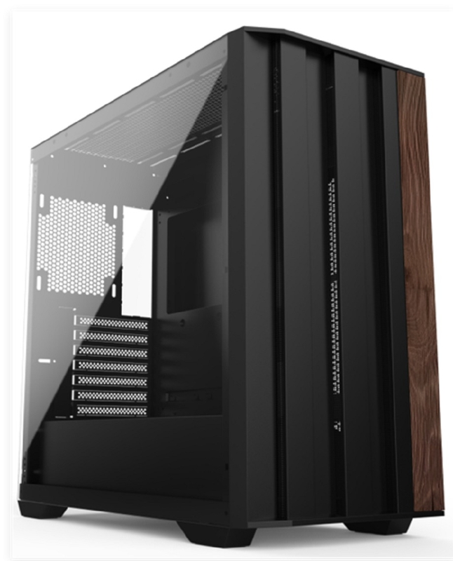 EATX Full-Tower Gaming Case SPCC+ABS+ Wood Structure Front Dual USB 1.0+USB 3.0+Type-C Optional Triple Water-cooling Support (حافظة التبريد بالماء ثلاثية الخيارات)