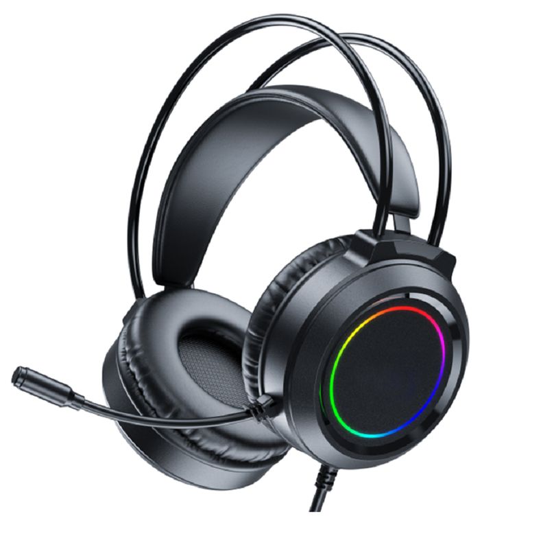 سماعات ألعاب ETEK السلكية سماعات الرأس 50 ملم سائق 20 هرتز-20 كيلو هرتز استجابة الميكروفون الشامل 2.0M كابل