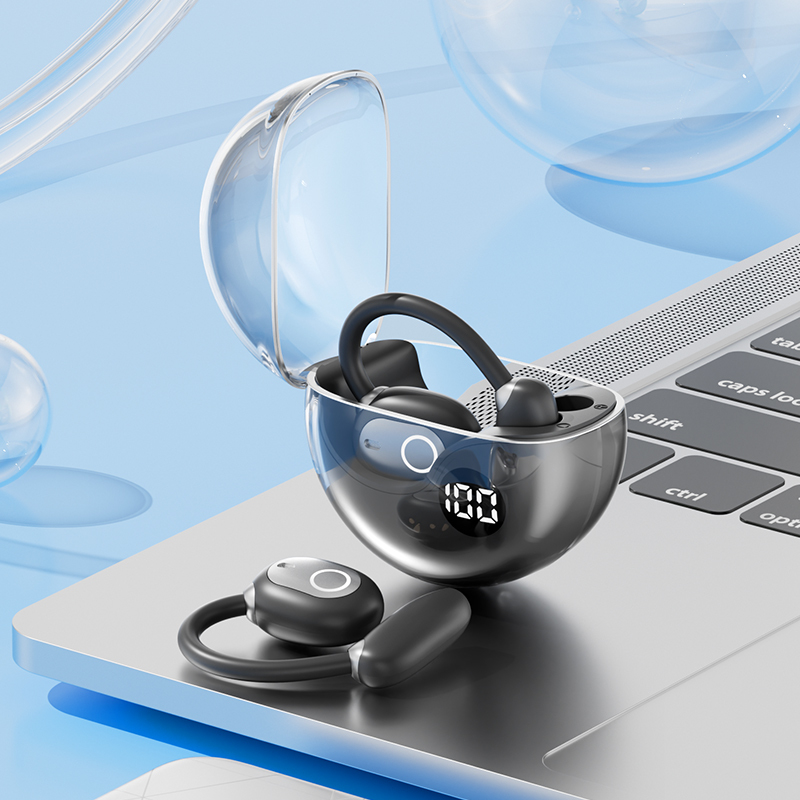 سماعة أذن ETEK Bluetooth 5.4 TWS بحساسية 115dB ، خلية سماعة 40mAh + 200mAh case (لوحة حماية) ، مكبر صوت F13