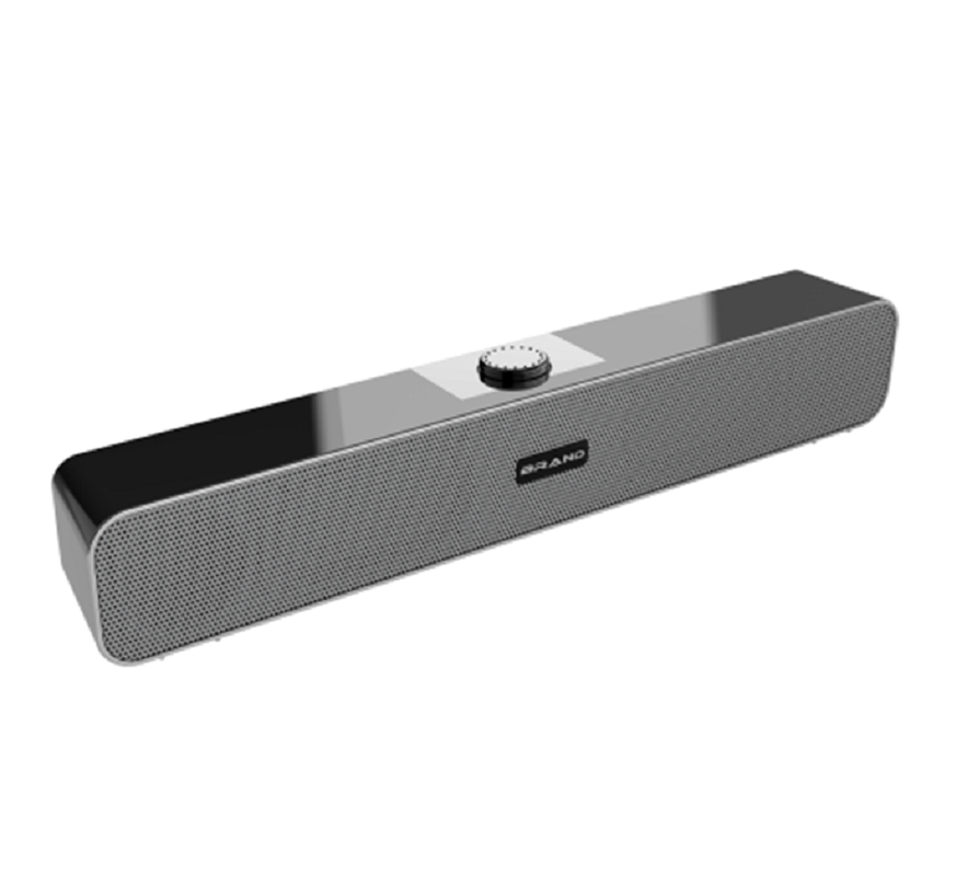 مكبر صوت USB فائق النحافة مع مشغلات مزدوجة 2 بوصة 3 واط * 2 ستيريو التوصيل والتشغيل تصميم نحيف 55 مم