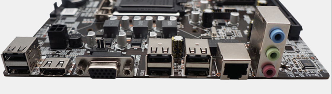 لوحة أم ETEK تقدم ذاكرة وصول عشوائي DDR3 مزدوجة القناة 1066/1333 SDRAM تصل إلى 8 جيجابايت تتضمن فتحات PCIe وتخزين M.2 ومنافذ SATA + USB متعددة