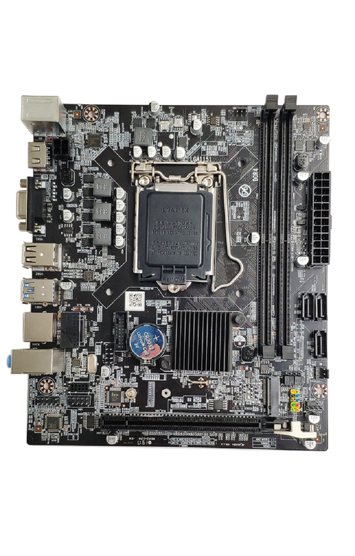 ETEK H310 مجموعة رقائق Micro-ATX اللوحة الأم لمعالجات المعالجة المركزية الجيل السادس / السابع / الثامن / التاسع مزدوج القنوات DDR4 ما يصل إلى 32GB مخرجات VGA + HDMI
