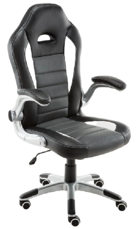 كرسي إيرغونومي مع دعامة ذراع مقلوبة ومحاطة ثلاثية من البولسترون 320 ملم من البولسترون مع قاعدة طلاء مسحوق و 100 ملم من غاز الطلاء