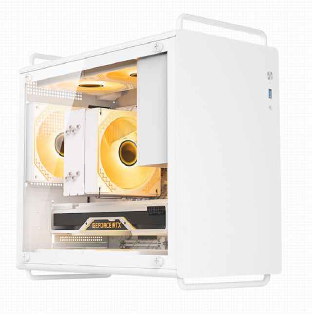 حاسوب كمبيوتر ألعاب مضغوط 20L ، M-ATX / ITX ، 326mm GPU ، 155mm CPU Cooler ، 140mm PSU ، خيارات لوحة الأمام المزدوجة ، مرشحات الغبار المغناطيسية