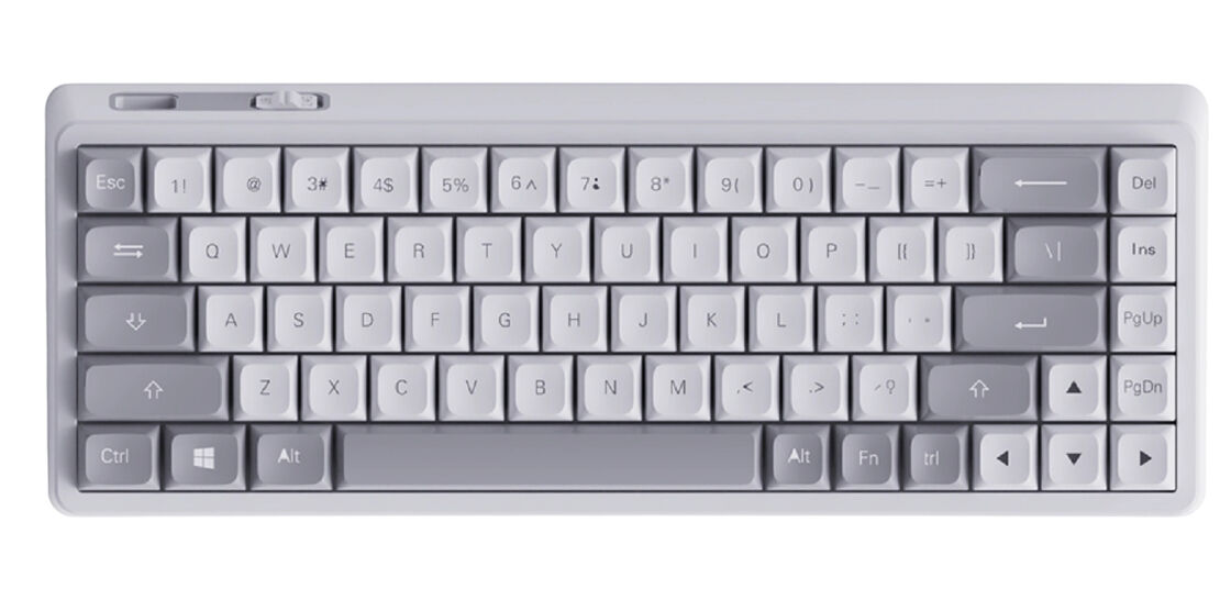 لوحة مفاتيح ميكانيكية RGB قابلة للتبديل، علبة ABS، أقفال مفاتيح مزدوجة، 3000mAh، إعادة تشغيل مفتاح N كامل