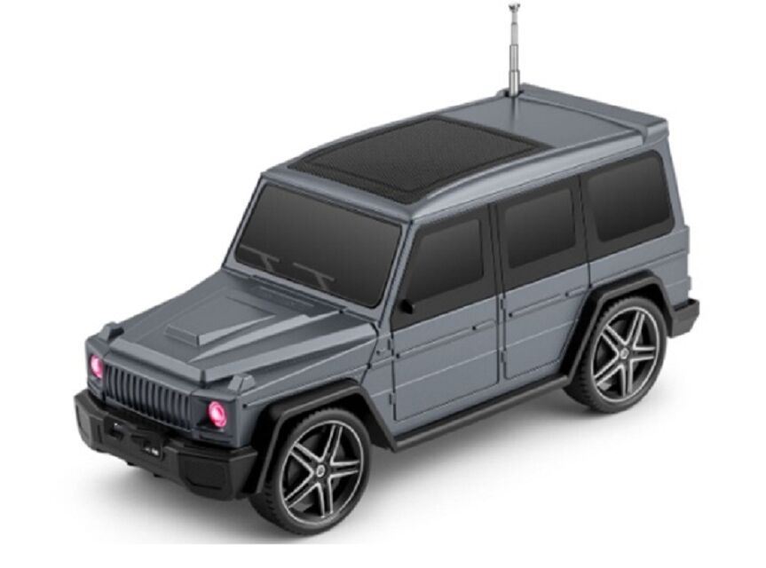 مكبر صوت بلاوتوث شمسي على شكل سيارة، جيه إل 5.3، 10W، 1200mAh، ABS + شبكة الحديد، 4 ألوان