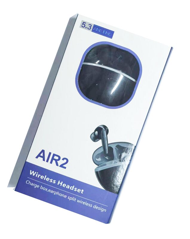 سماعات ANC TWS، ميكروفون MEMS، F13 الحاجز المركب، النوع-C، 200mAh Case، أسود/أبيض