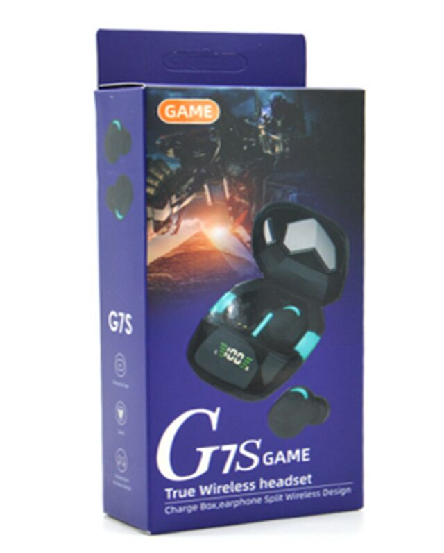 سماعات ZK5659 TWS، مشغل صوتي 8 ملم، تصميم محمول 33 غرام، النهاية السوداء، صندوق شحن 150mAh، مصممة خصيصًا لحلول OEM