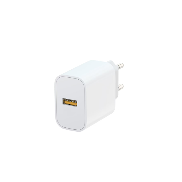 الولايات المتحدة 12W شاحن 5V/2.4A الخروج AC100-240V الجهد العريض الأبيض