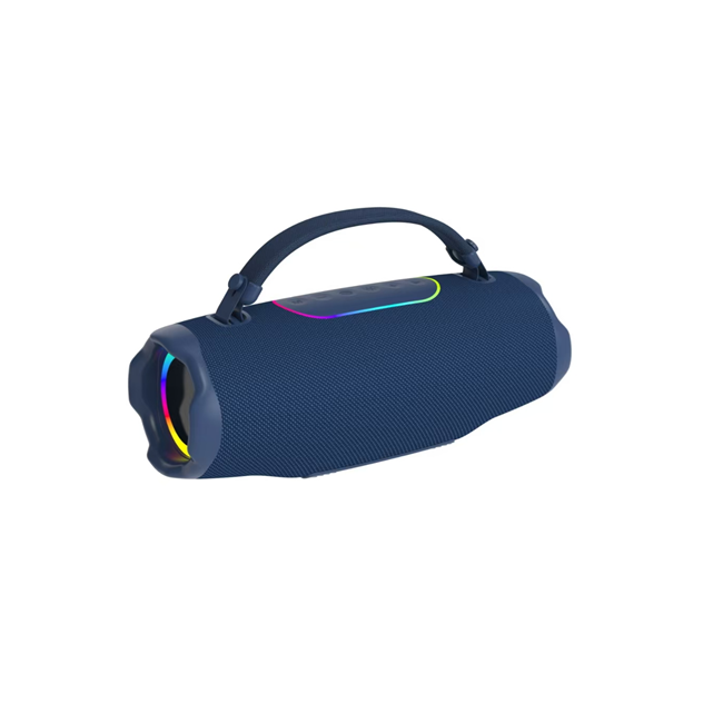 60W RGB Party Speaker، 2.1CH Deep Bass + Dynamic Lights، 3600mAh Desktop Portable Audio (أسود/أزرق/رمادي)