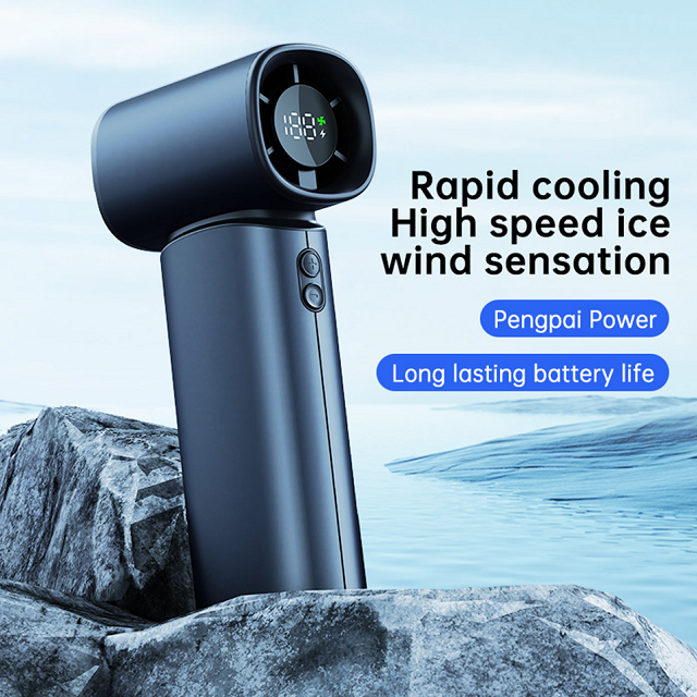 3600mAh المروحة المحمولة 19000RPM 100 عجلة التحكم في السرعة 12W ميني المروحة المحمولة ABS Lanyard USB الشحن