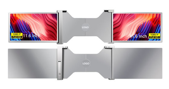 شاشة كمبيوتر ثلاثية الشاشة للاستمتاع بالإنتاجية FHD مع شاشة رقيقة 25.3mm Full HD IPS 1920 × 1080 دعم HDR