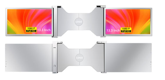 2 شاشات IPS 13.3 بوصة لأجهزة الكمبيوتر المحمولة أجهزة الكمبيوتر الشخصية الهواتف المحمولة وأجهزة اللعب دعم HDR 12 إعداد لغة